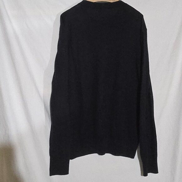 Kent & Curwen England D. Beckham V Neck Sweater Made in Italy - Blue - Sz M* - Picture 3 of 3